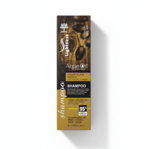 روغن آرگان لایتنس ۱۰۰ میل مخصوص موهای کراتینه با پس‌زمینه سفید