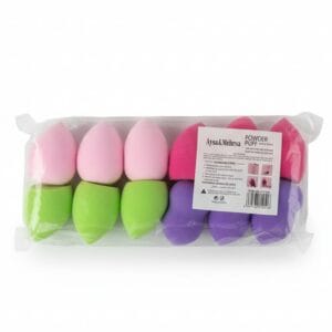 تنوع رنگی پد آرایشی تخم مرغی Aysa & Mehrsa در بهداشتیک