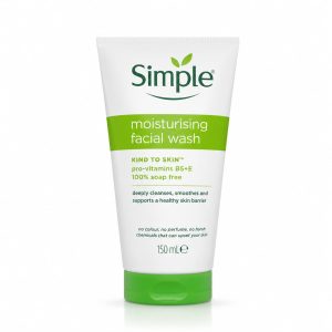 ژل شستشوی صورت سیمپل مدل Moisturising حجم 150 میل