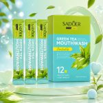 دهانشویه چای سبز مدل ساشه ای بسته 20 تایی سادور Sadoer