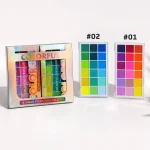پالت سایه 18 رنگ میس لارا miss lara با رنگ بندی فانتزی و تابستونی