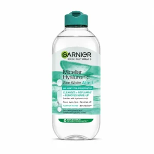 میسلار واتر گارنیر Garnier حاوی هیالورونیک اسید و آلوئه مناسب انواع پوست حتی حساس