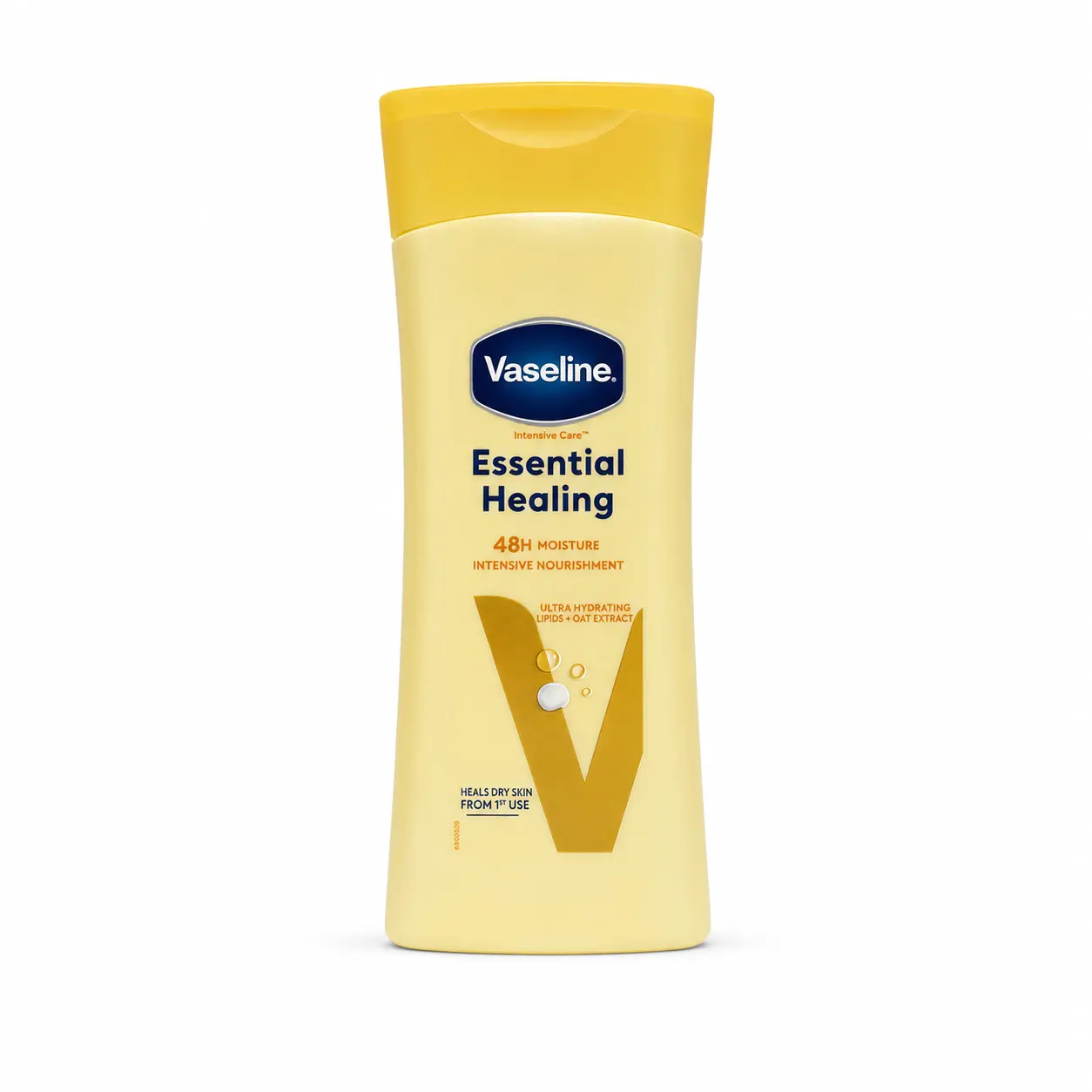 Essential Healing Vaseline لوسیون بدن وازلین Essential Healing با عصاره جو دوسر حجم ۲۰۰ میل نمای روبهرو
