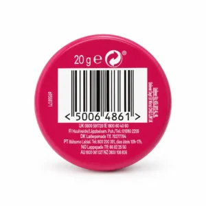 پشت بسته‌بندی بالم لب وازلین Rose Lips با بارکد 50064861