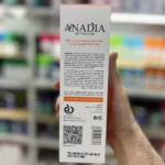 پنل ترکیبات و بارکد اصالت فوم شستشوی صورت ویتامین سی آنادیا