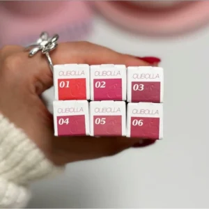 شش رنگ رژ لب اولیبولا از شماره ۰۱ تا ۰۶