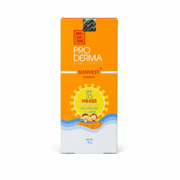 کرم ضد آفتاب کودکان پرودرما سان وست SPF 35 فاقد جاذب شیمیایی و پارابن وزن ۴۰ گرم کرم ضد آفتاب کودکان پرودرما سان وست SPF 35 فاقد جاذب شیمیایی وزن ۴۰ گرم