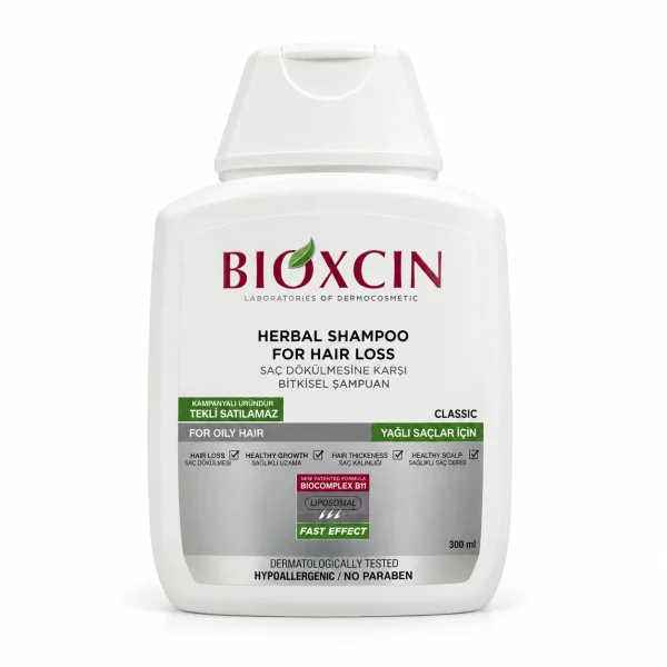 شامپو بیوکسین کلاسیک Bioxcin Classic ضد ریزش مو حجم ۳۰۰ میلیلیتر شامپو بیوکسین کلاسیک ضد ریزش مو حجم ۳۰۰ میلی لیتر ساخت ترکیه