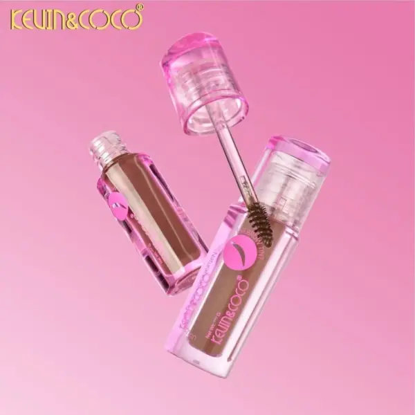 تینت ابرو کوین کوکو Kevin & Coco ریمل ابرو رنگی با برس اسپولی مدل KC1203 در 6 رنگ برس اسپولی ریمل ابرو رنگی کوین کوکو